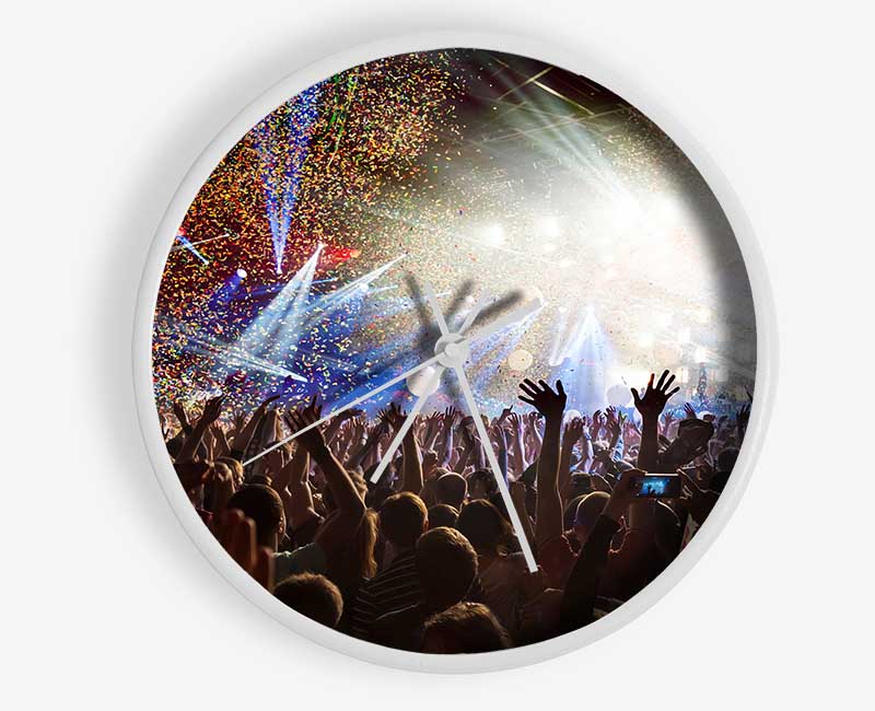 As The Crowd Goes Wild Clock - Wallart-Direct UK