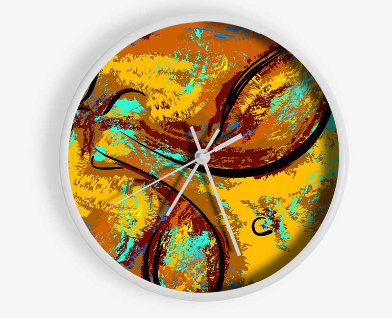 Buddha face Clock - Wallart-Direct UK