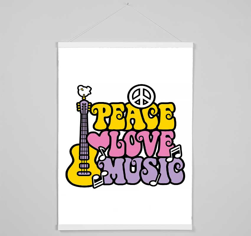 Peace Love And Hanging Poster - Wallart-Direct UK