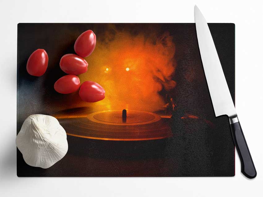 DJ Smoking Glass Chopping Board