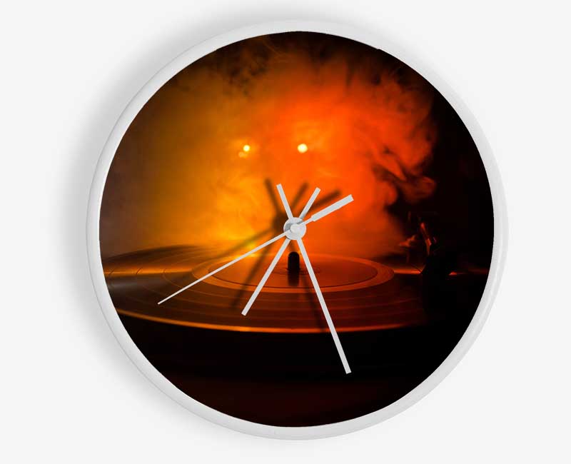 DJ Smoking Clock - Wallart-Direct UK