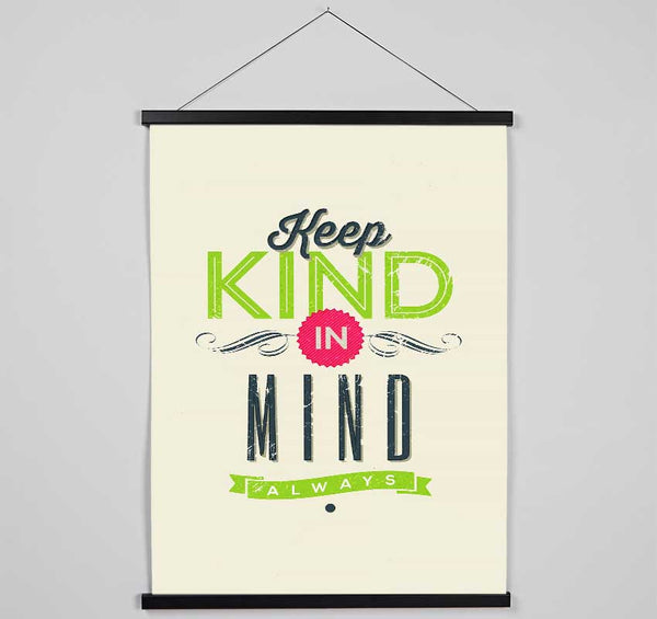 Keep Kind In Mind Hanging Poster - Wallart-Direct UK