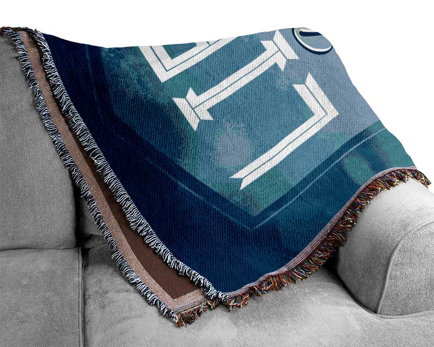 Life Begins Comfort Zone Woven Blanket