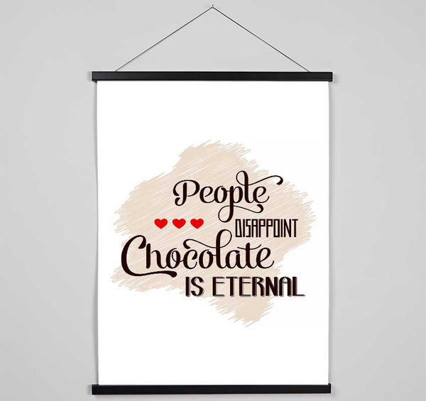 Chocolate Is Eternal Hanging Poster - Wallart-Direct UK