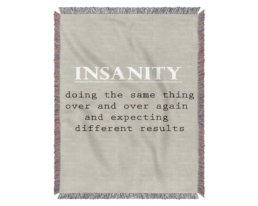 Insanity Woven Blanket