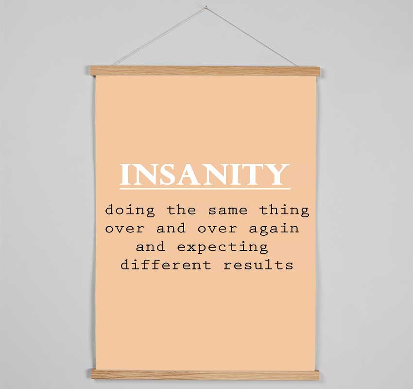 Insanity Hanging Poster - Wallart-Direct UK