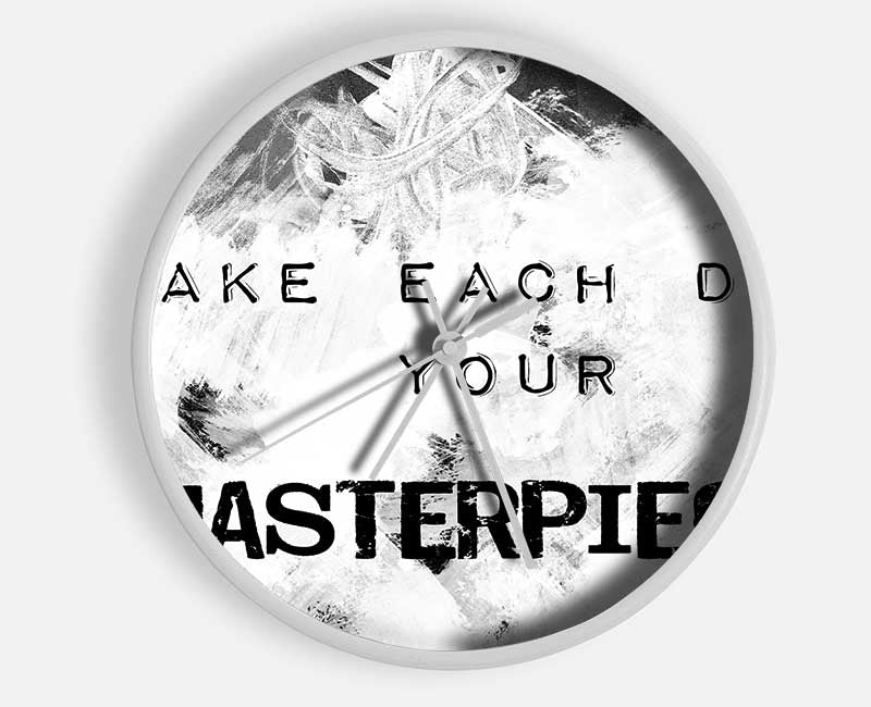 Make Each Day Your Masterpiece Clock - Wallart-Direct UK