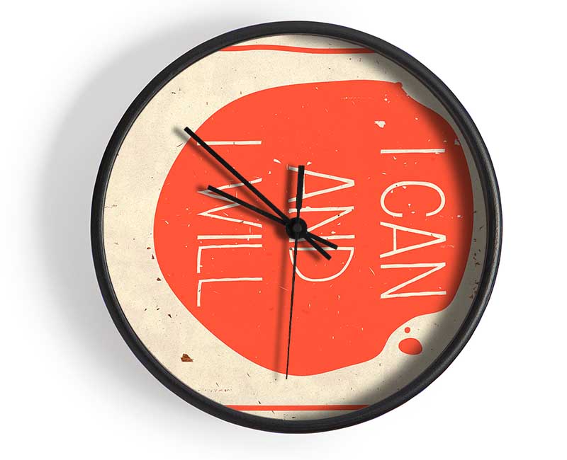 I Can And I Will Clock - Wallart-Direct UK