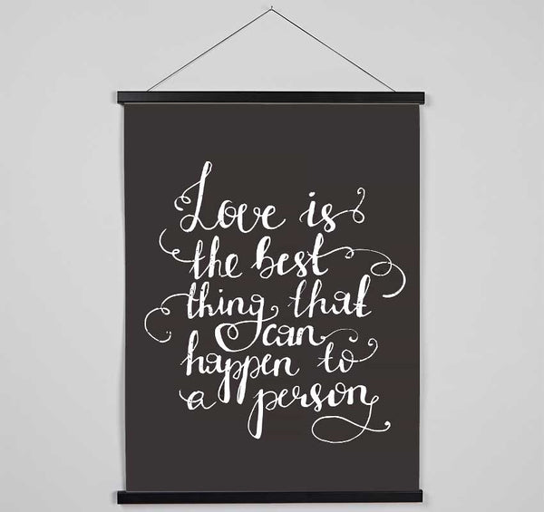 Love Is The Best Hanging Poster - Wallart-Direct UK