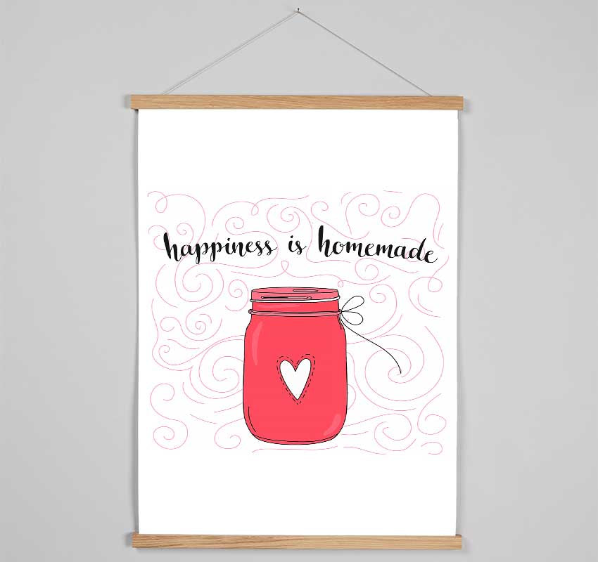 Happiness Is Homemade Hanging Poster - Wallart-Direct UK