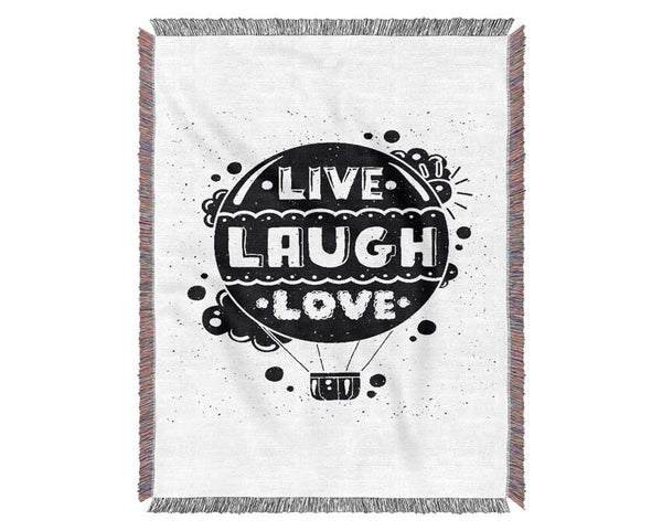 Live Laugh Love 2 Woven Blanket