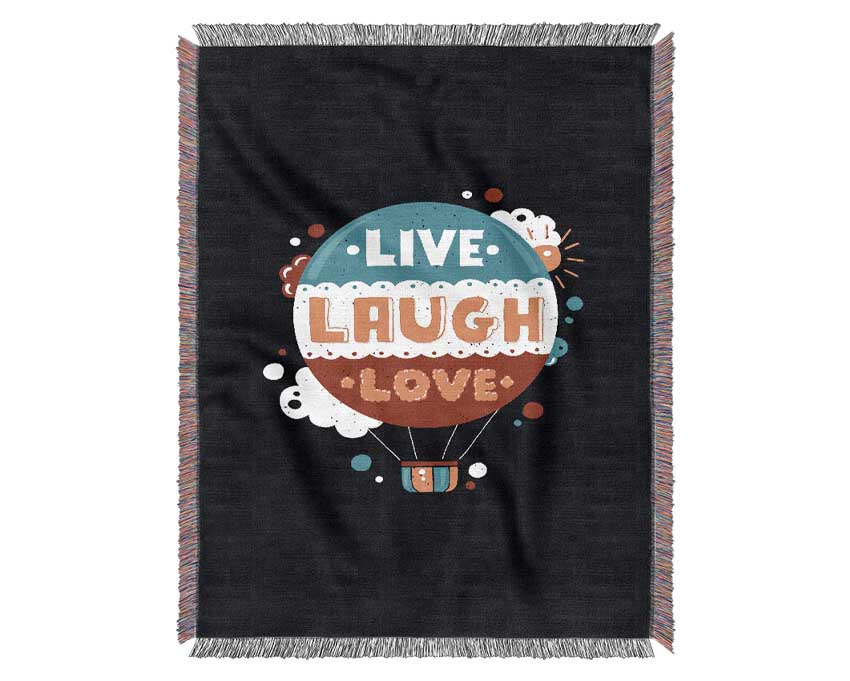 Live Laugh Love 4 Woven Blanket