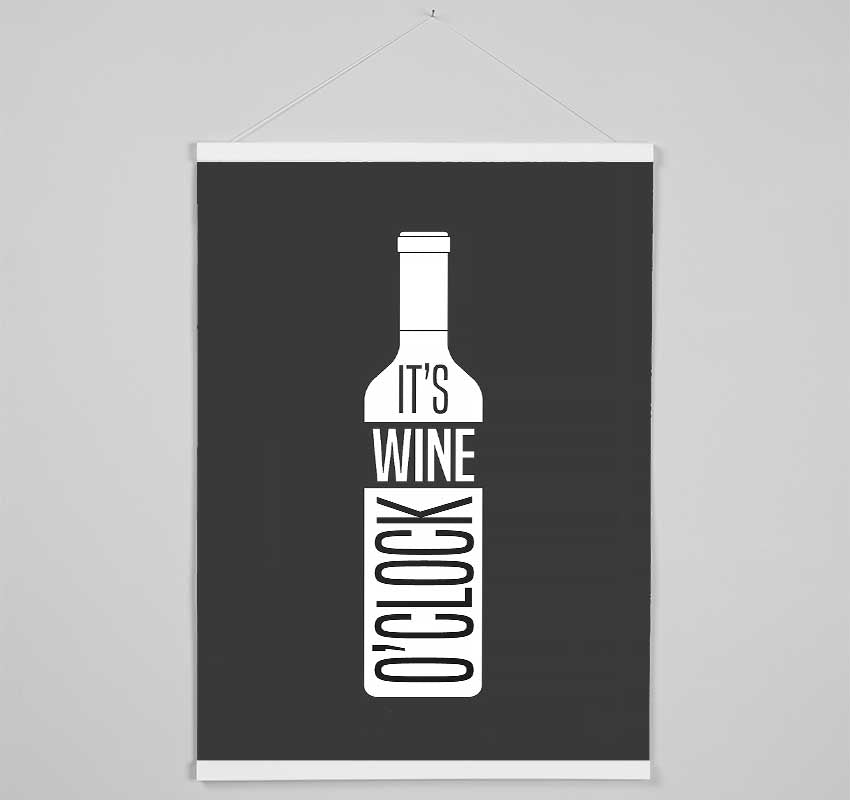 It's Wine O'Clock Hanging Poster - Wallart-Direct UK