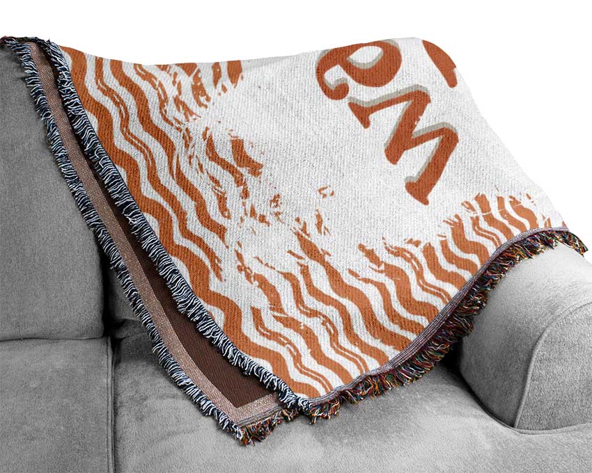 Wake Up And Make Up Woven Blanket