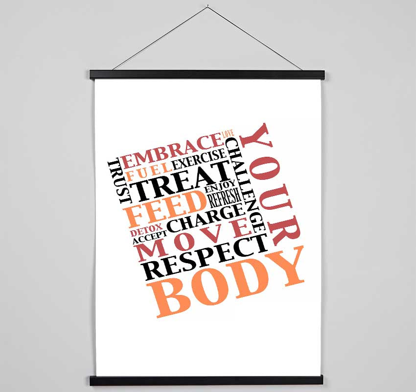 Respect Your Body Hanging Poster - Wallart-Direct UK