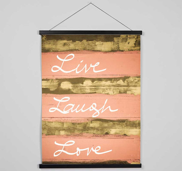 Live Laugh Love 3 Hanging Poster - Wallart-Direct UK