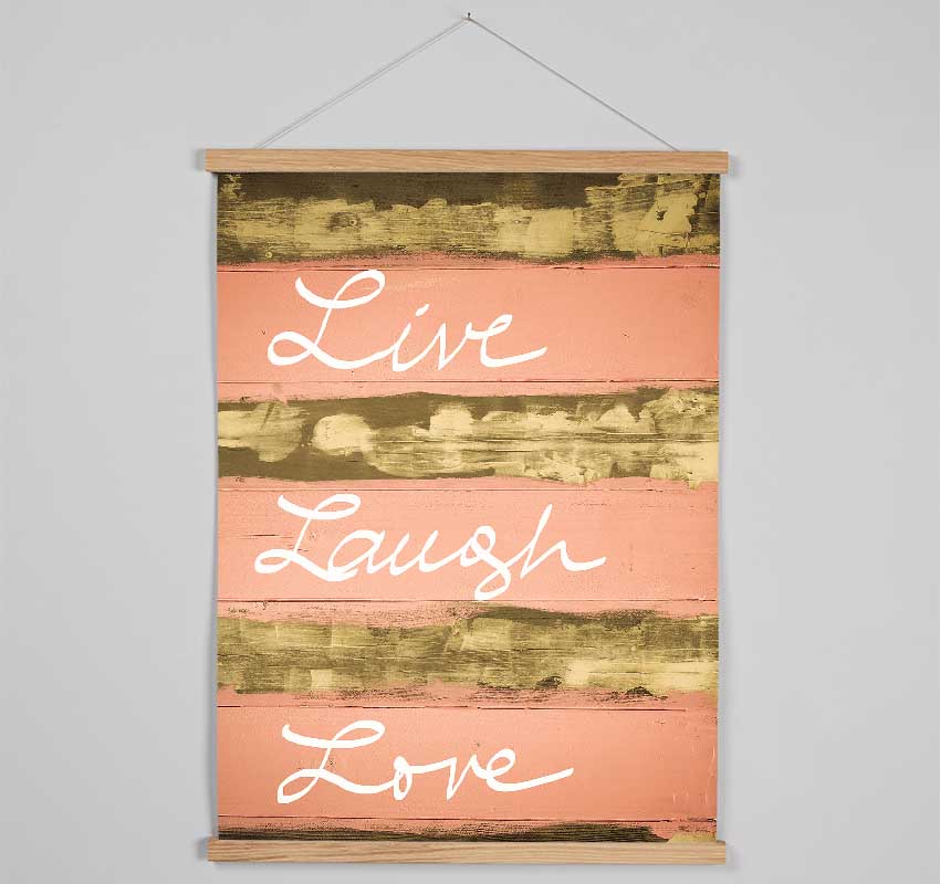 Live Laugh Love 3 Hanging Poster - Wallart-Direct UK