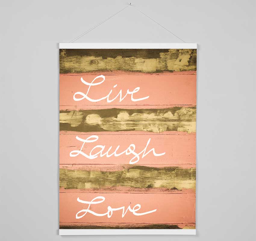 Live Laugh Love 3 Hanging Poster - Wallart-Direct UK