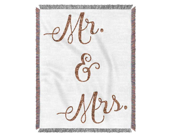 Mr and Mrs Woven Blanket