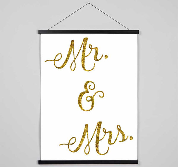 Mr and Mrs Hanging Poster - Wallart-Direct UK