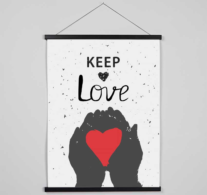 Keep Love Hanging Poster - Wallart-Direct UK