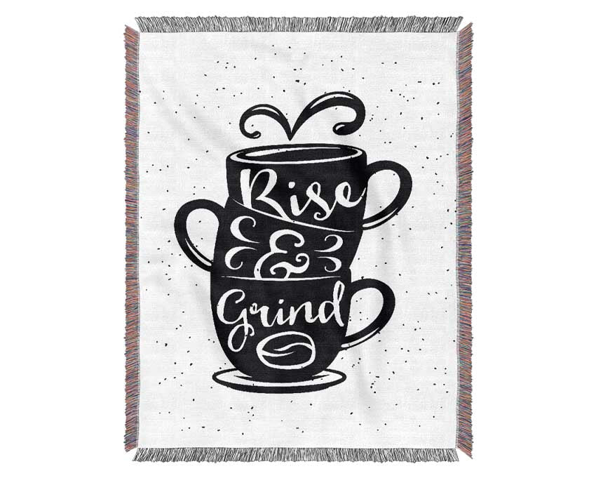 Rise and Grind Woven Blanket