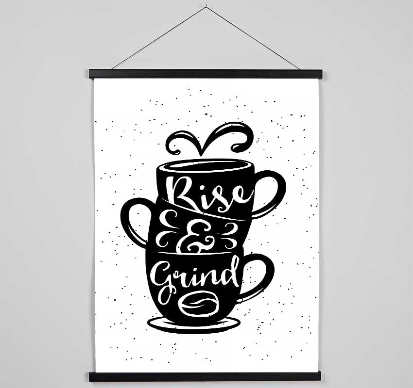 Rise and Grind Hanging Poster - Wallart-Direct UK