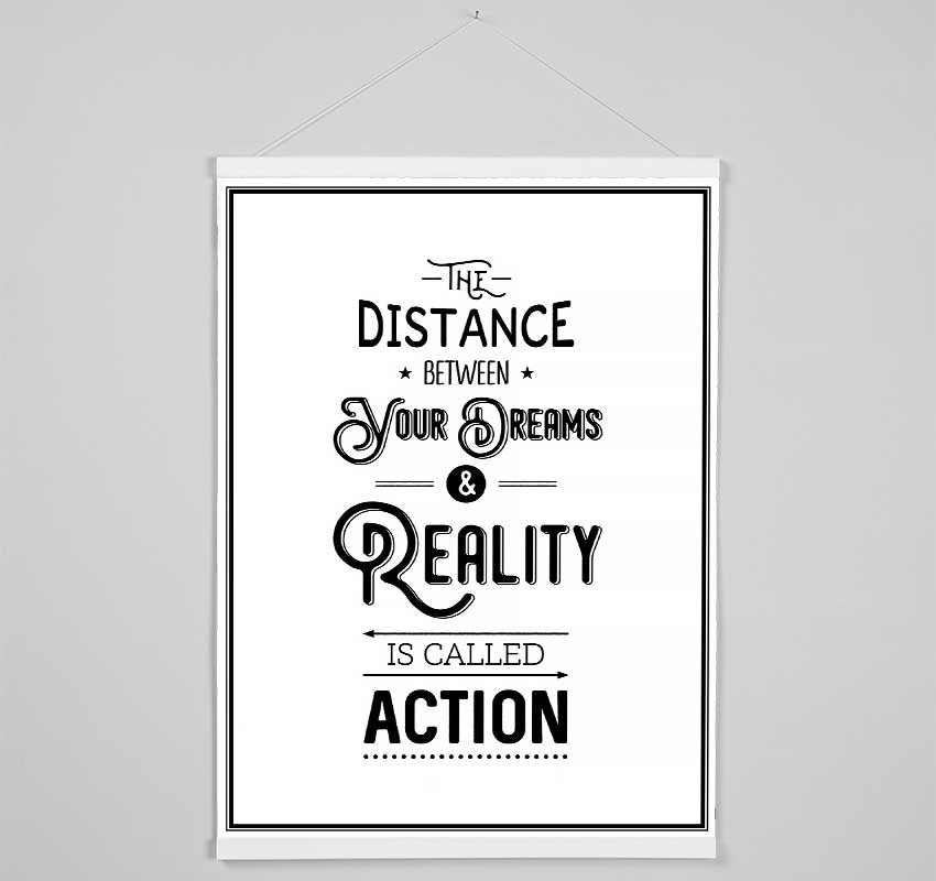 The Distance Between Your Dreams Hanging Poster - Wallart-Direct UK