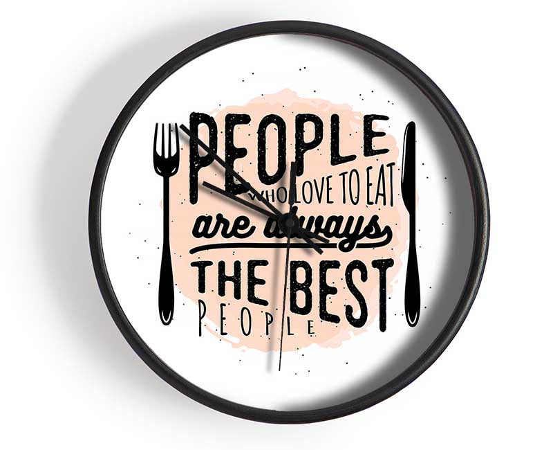 People Who Love To Eat 2 Clock - Wallart-Direct UK