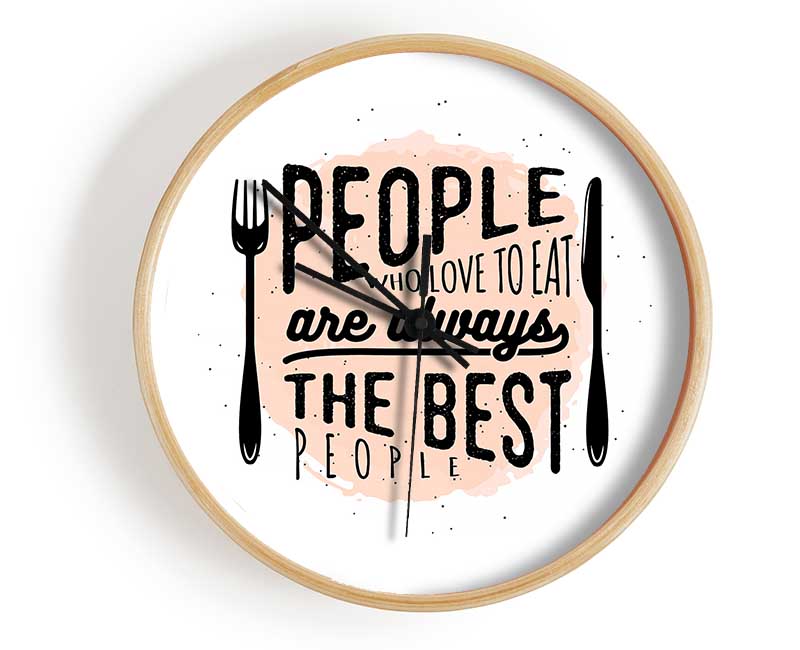 People Who Love To Eat 2 Clock - Wallart-Direct UK