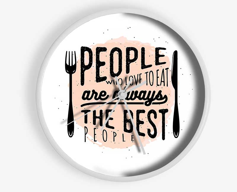 People Who Love To Eat 2 Clock - Wallart-Direct UK