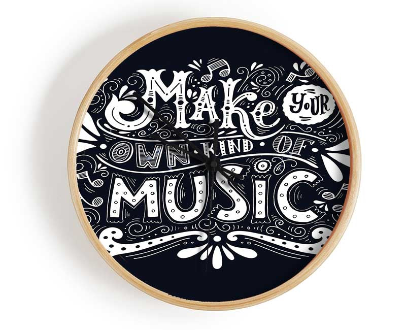 Make Your Own Kind Of Music Clock - Wallart-Direct UK