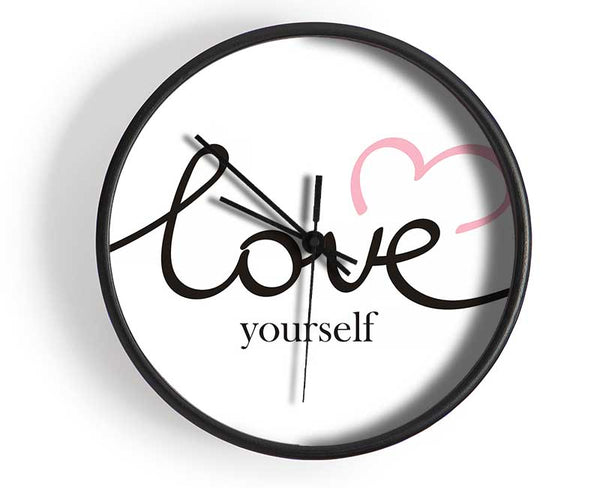 Love Yourself Clock - Wallart-Direct UK