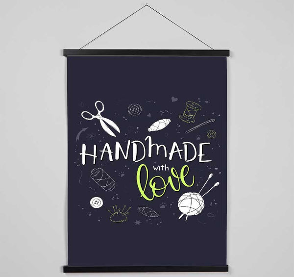 Handmade With Love Hanging Poster - Wallart-Direct UK