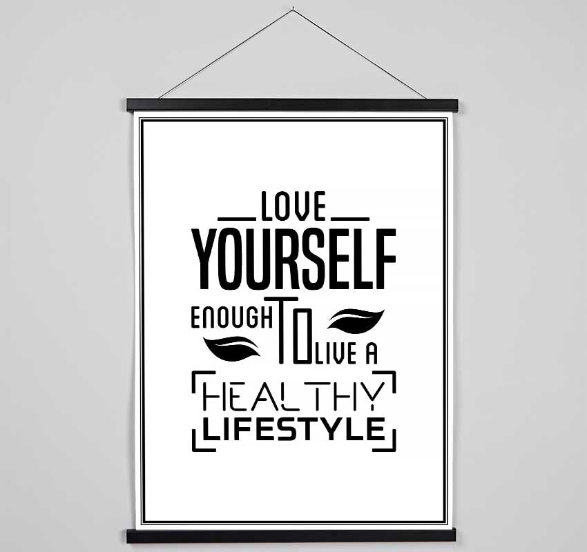 Love Yourself Enough Hanging Poster - Wallart-Direct UK