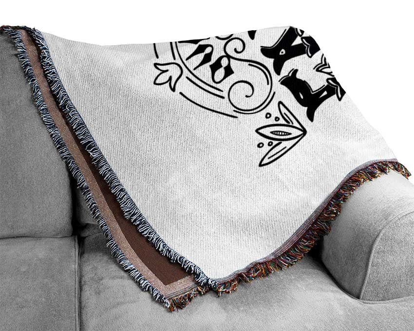 Faith Can Move Mountains Woven Blanket