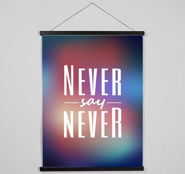 Never Say Never 2 Hanging Poster - Wallart-Direct UK