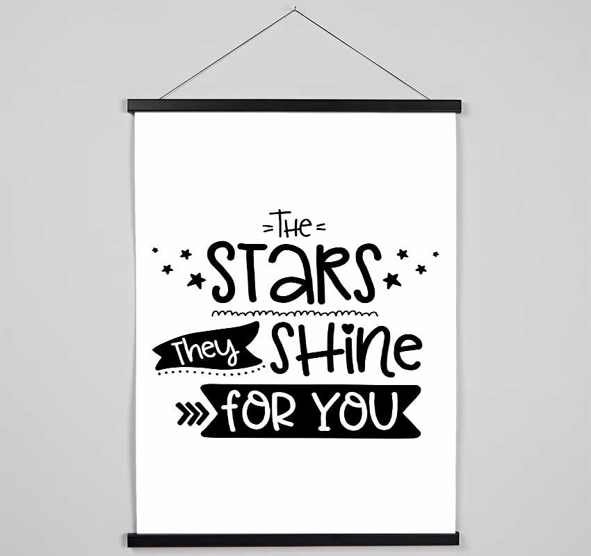 The Stars They Shine For You Hanging Poster - Wallart-Direct UK