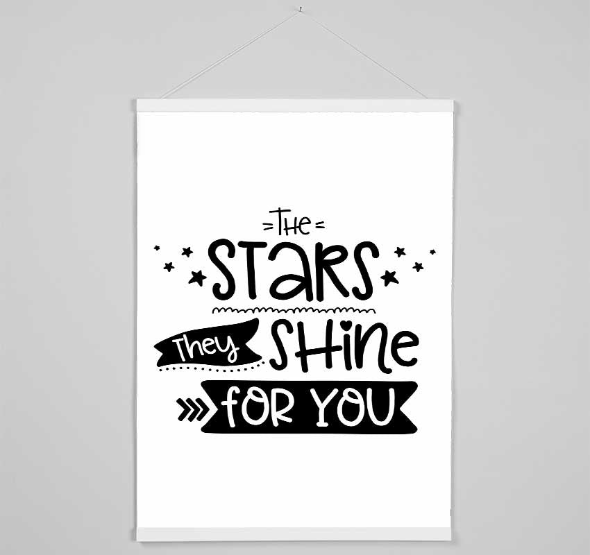 The Stars They Shine For You Hanging Poster - Wallart-Direct UK