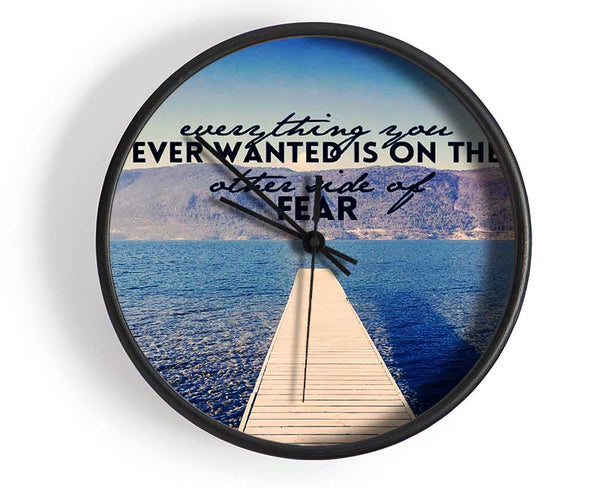 Everything You Want Fear Clock - Wallart-Direct UK