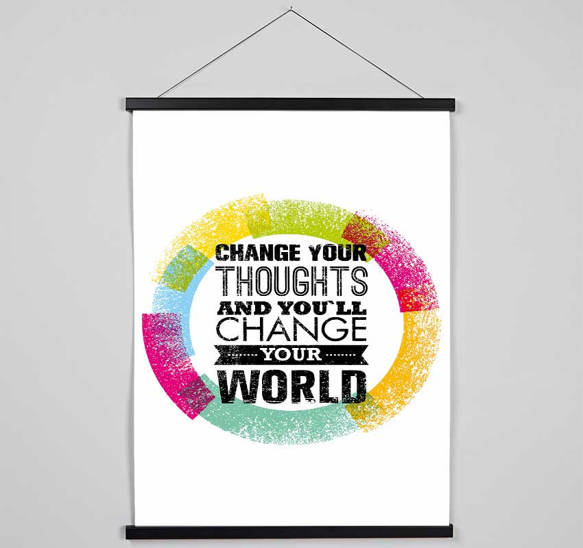 Change Your Thoughts 2 Hanging Poster - Wallart-Direct UK