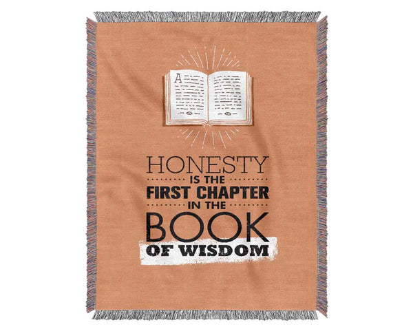 Honesty Wisdom Woven Blanket