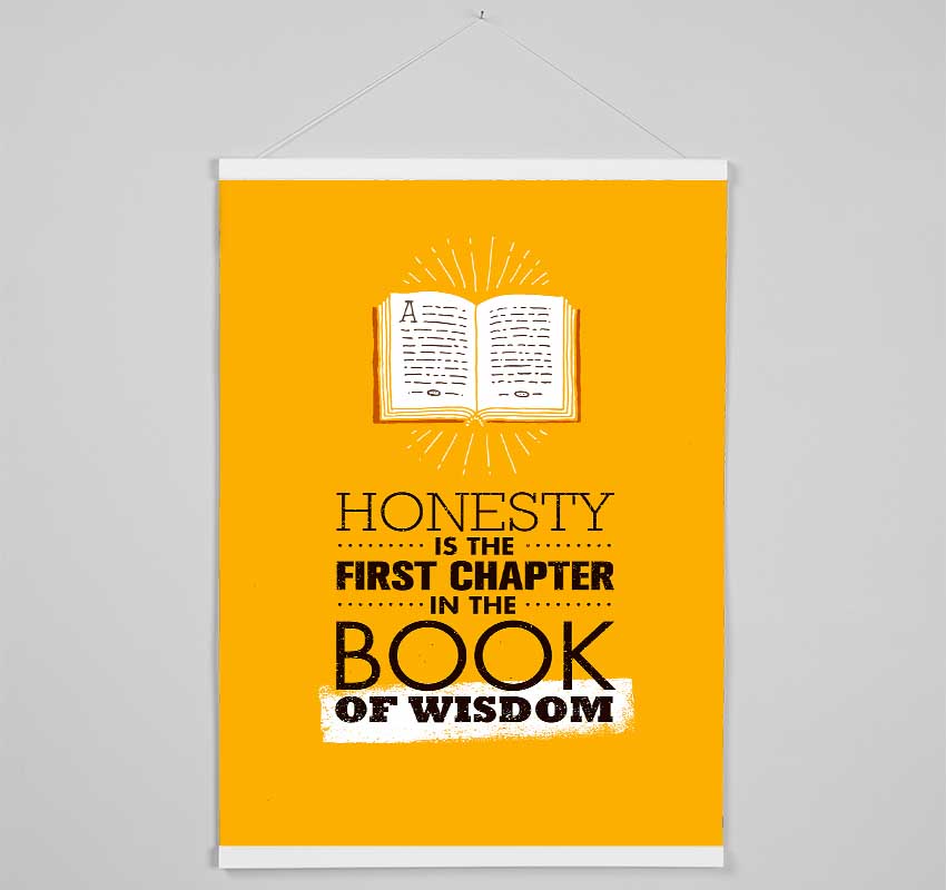 Honesty Wisdom Hanging Poster - Wallart-Direct UK