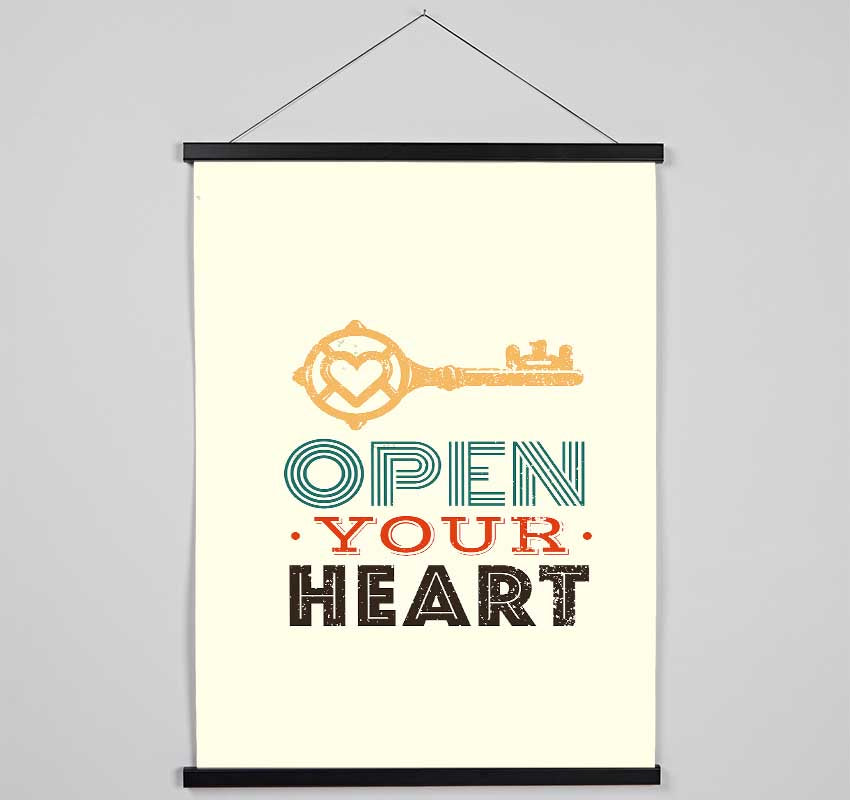 Open Your Heart Hanging Poster - Wallart-Direct UK