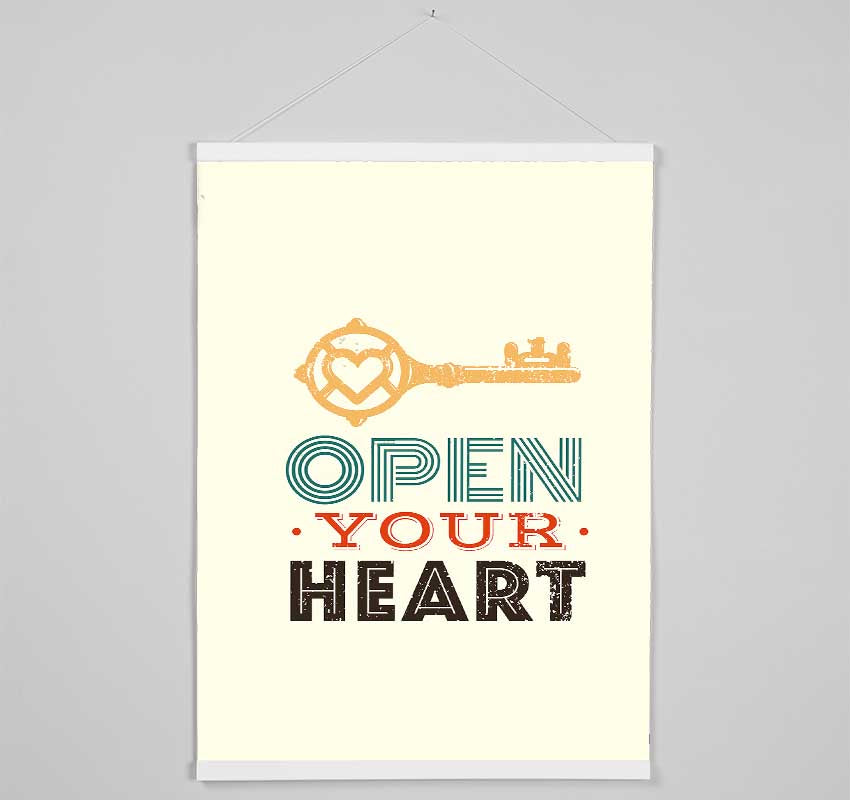 Open Your Heart Hanging Poster - Wallart-Direct UK