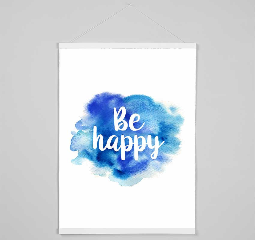 Be Happy 3 Hanging Poster - Wallart-Direct UK