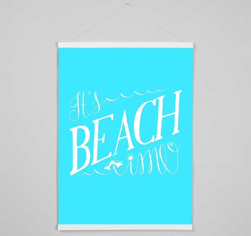 It's Beach Time Hanging Poster - Wallart-Direct UK