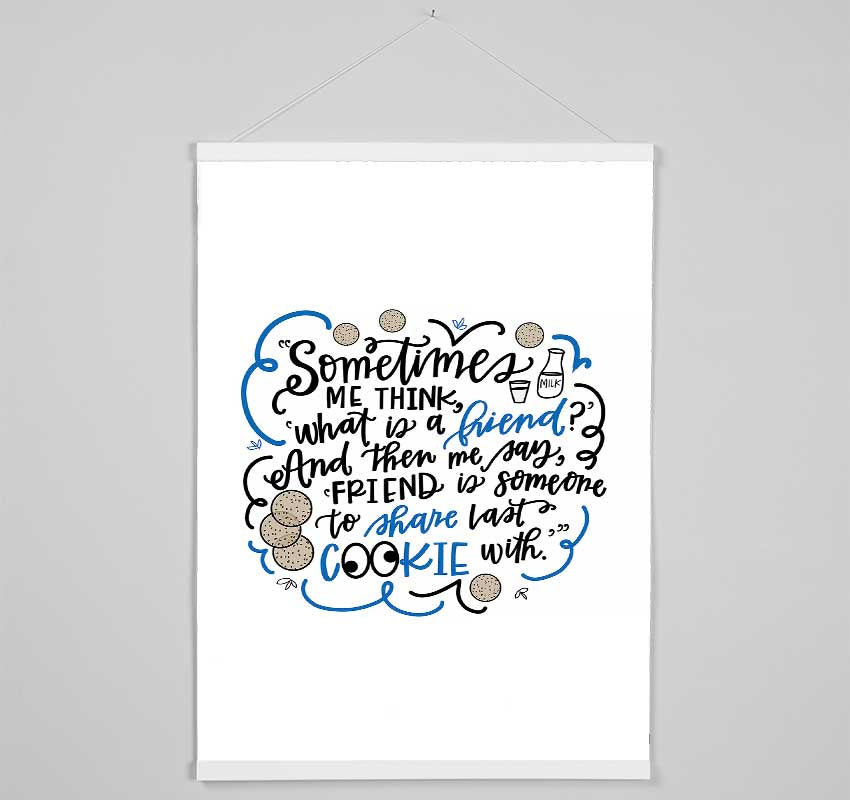 Cookie Friend Hanging Poster - Wallart-Direct UK