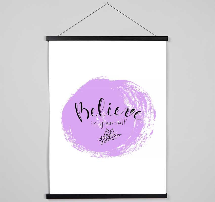 Believe In Yourself 1 Hanging Poster - Wallart-Direct UK