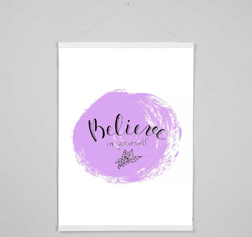 Believe In Yourself 1 Hanging Poster - Wallart-Direct UK